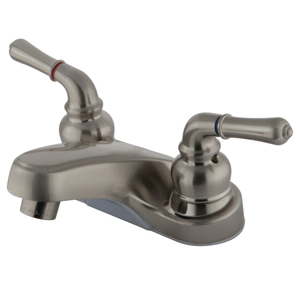 4" Centerset Bathroom Faucet, Brushed Nickel
